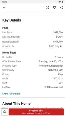 Redfin android App screenshot 10